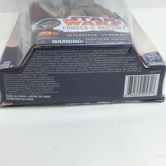Star Wars Forces Of Destiny Sabine Wren 11" Doll Action Figure Hasbro Disney New - Picture 9 of 12